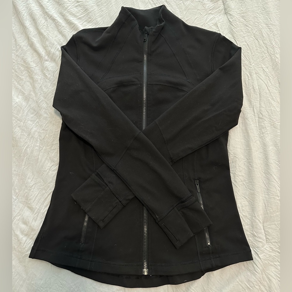 Lululemon Define Black Jacket Size 12 Used